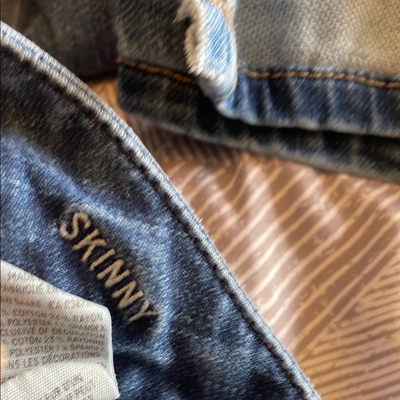 American Eagle Outfitters Blue Skinny Jeans Classic Style - Picture 3 of 5